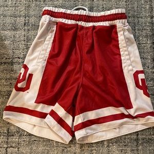 Oklahoma Sooner basketball shorts